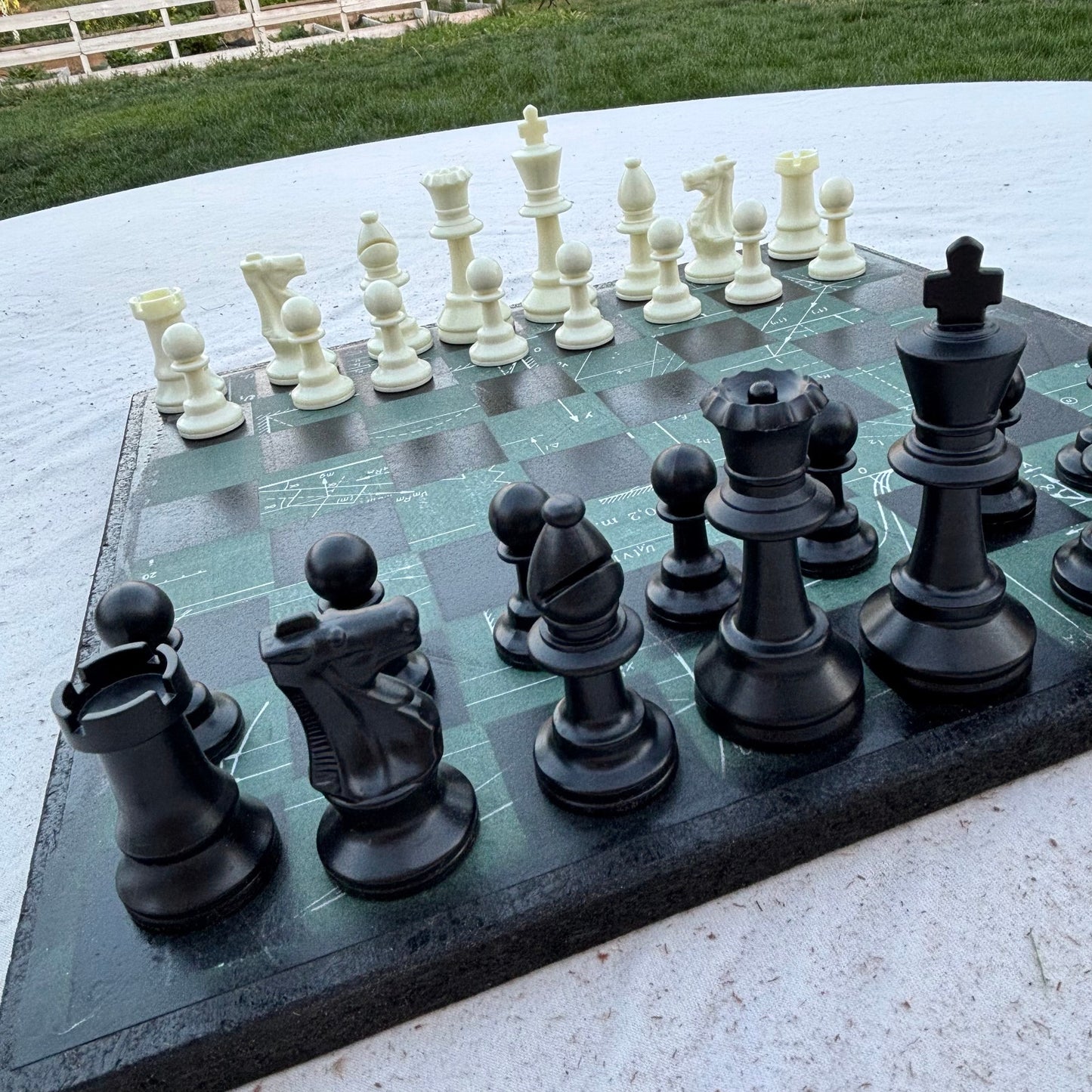 Math Board - Scrapbook Chess Set