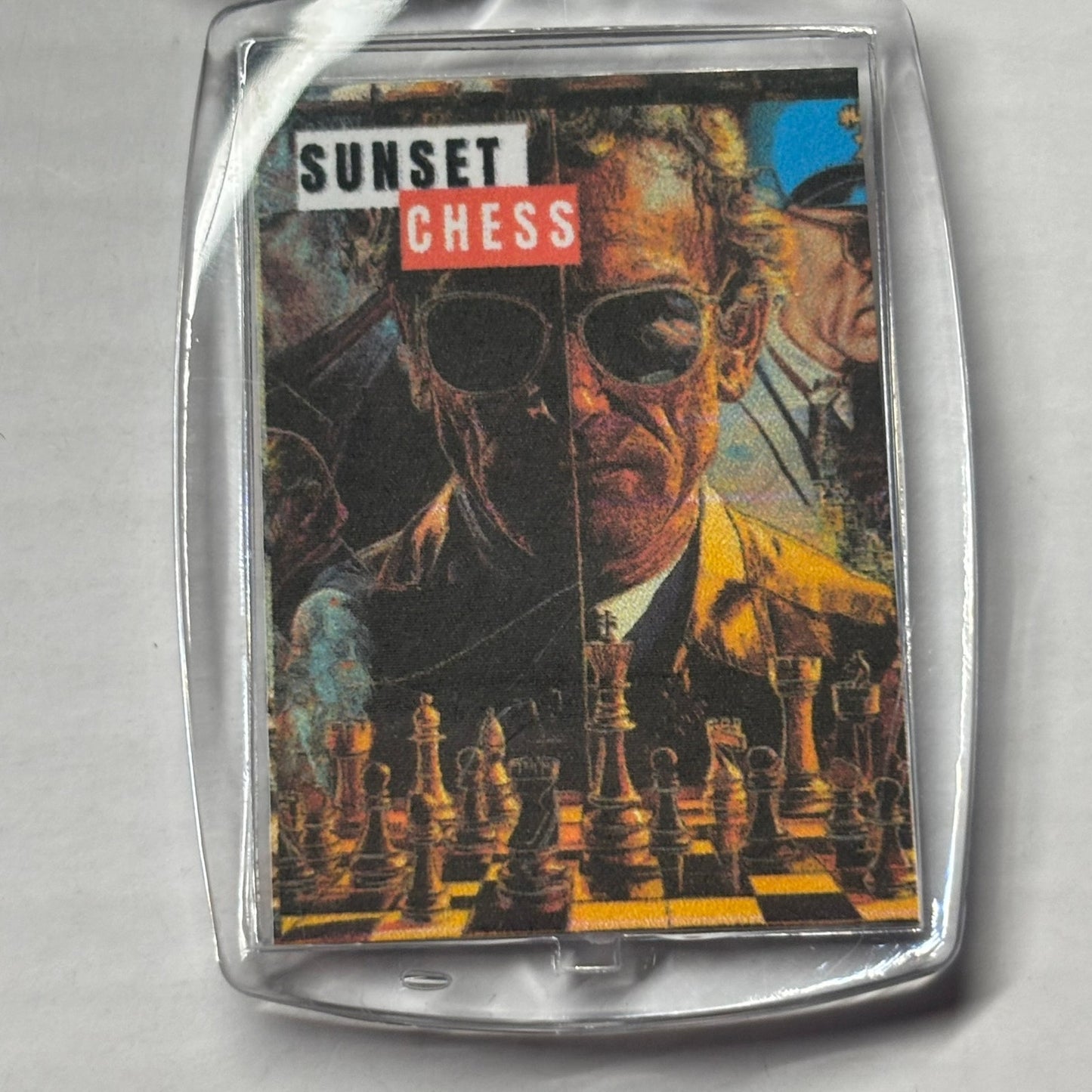 Undercover - Chess  Photo Keychain