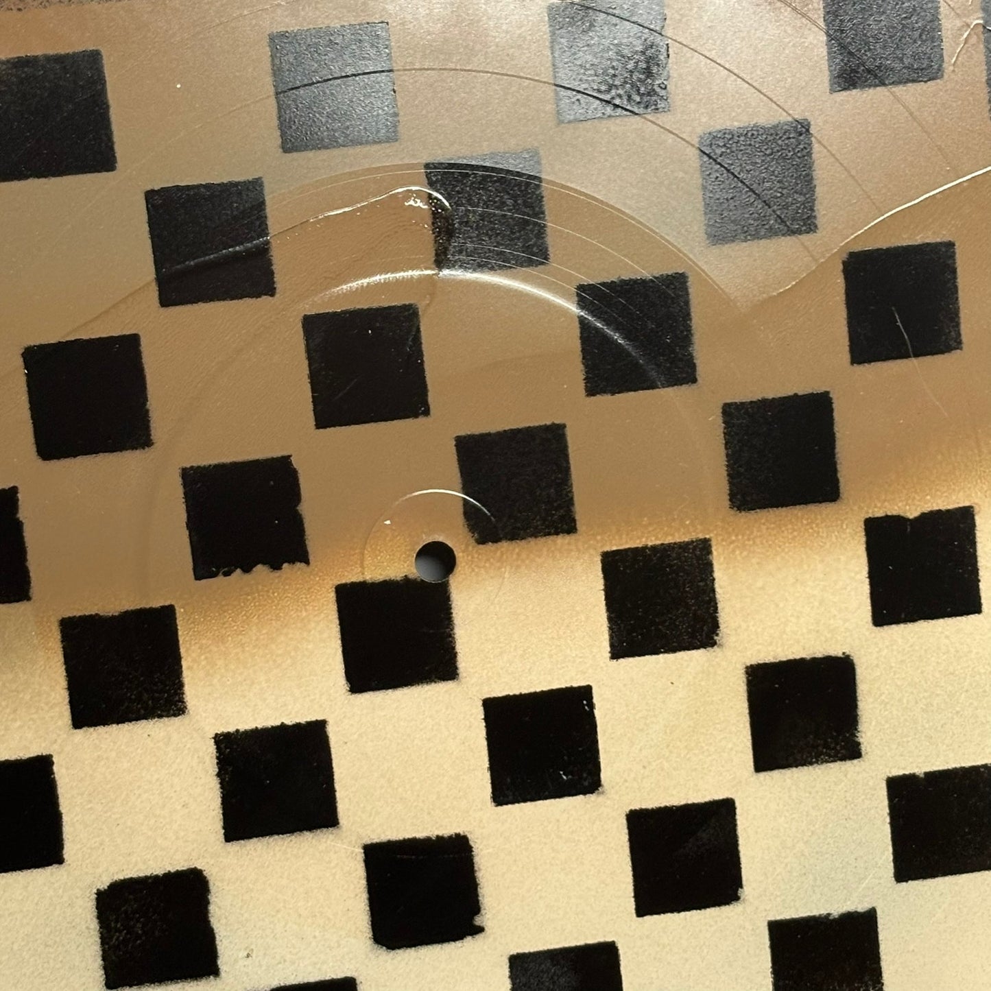 Cream Brown Mix - Vinyl Chess Board