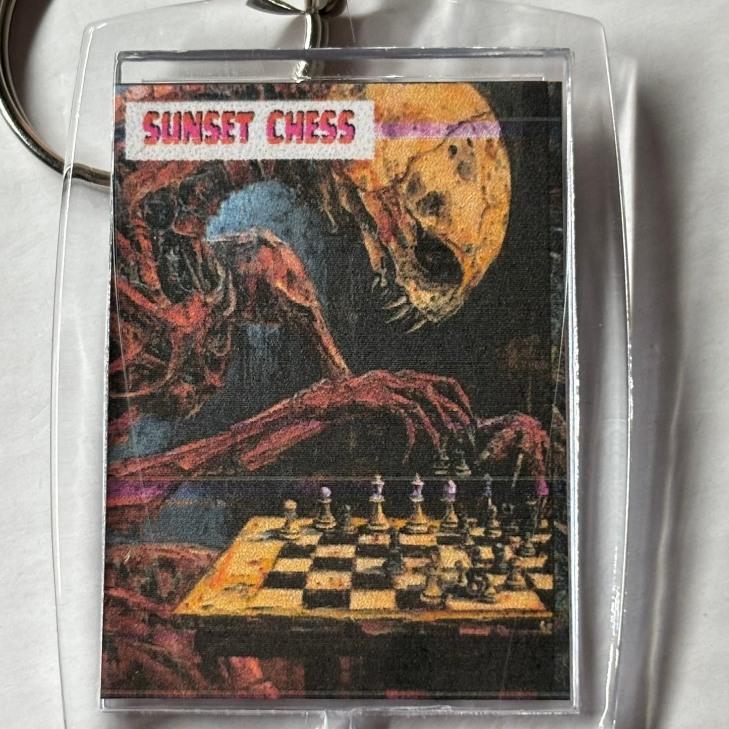 Sci Fi Creature - Chess  Photo Keychain