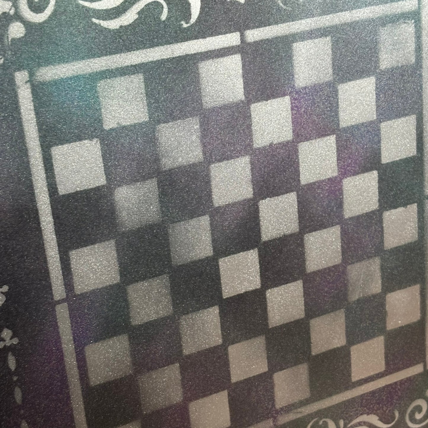 Mistic Space Hue - Painted Chess Board