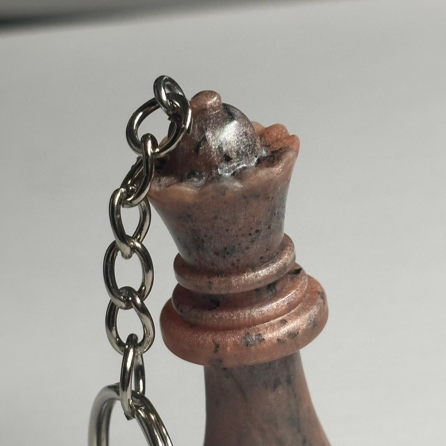 Brown Deluxe Queen - Handmade Resin Keychain