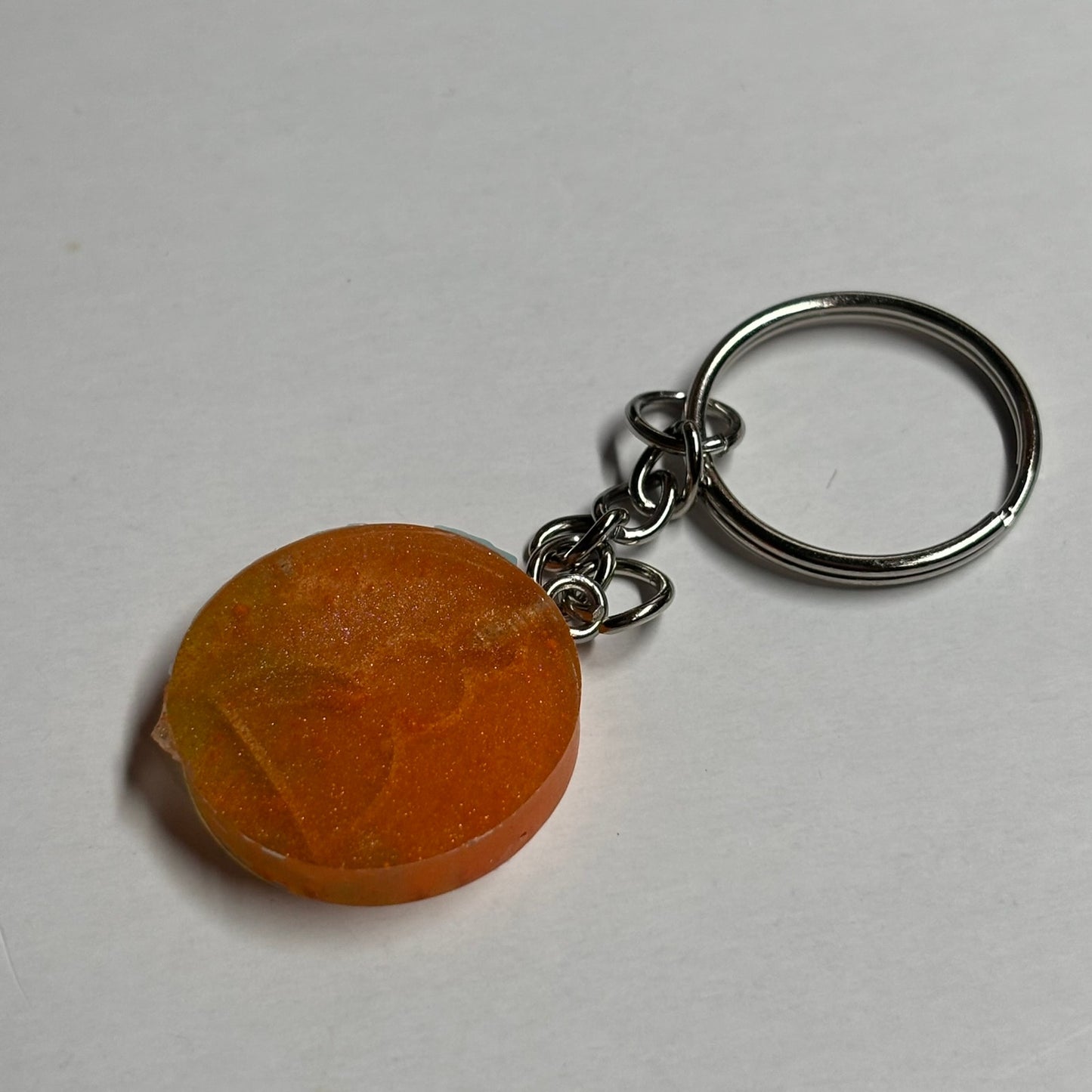 Orange Pawn - Handmade Resin Keychain - Flat Edition