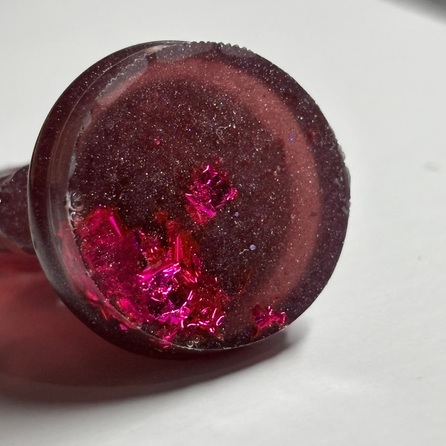 Pink Purple Knight - Handmade Resin Keychain