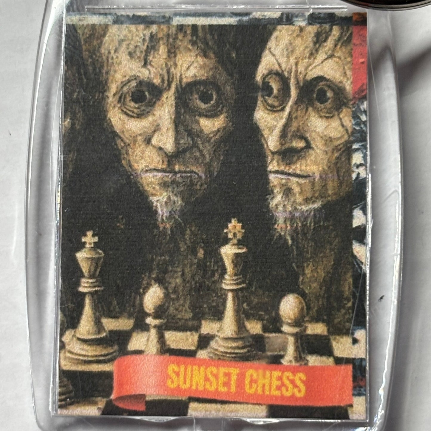 Straight Faced - Chess  Photo Keychain
