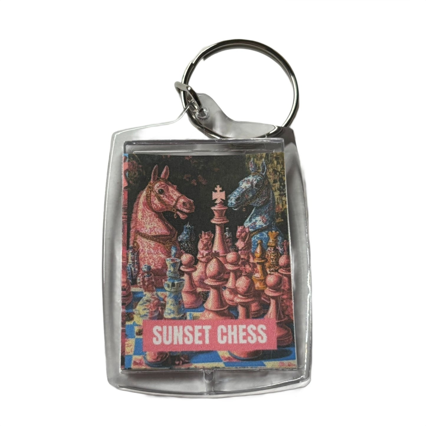 Pink Class - Chess  Photo Keychain
