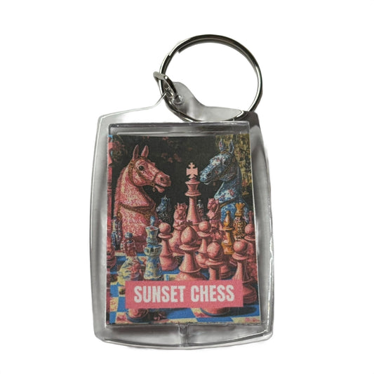 Pink Class - Chess  Photo Keychain