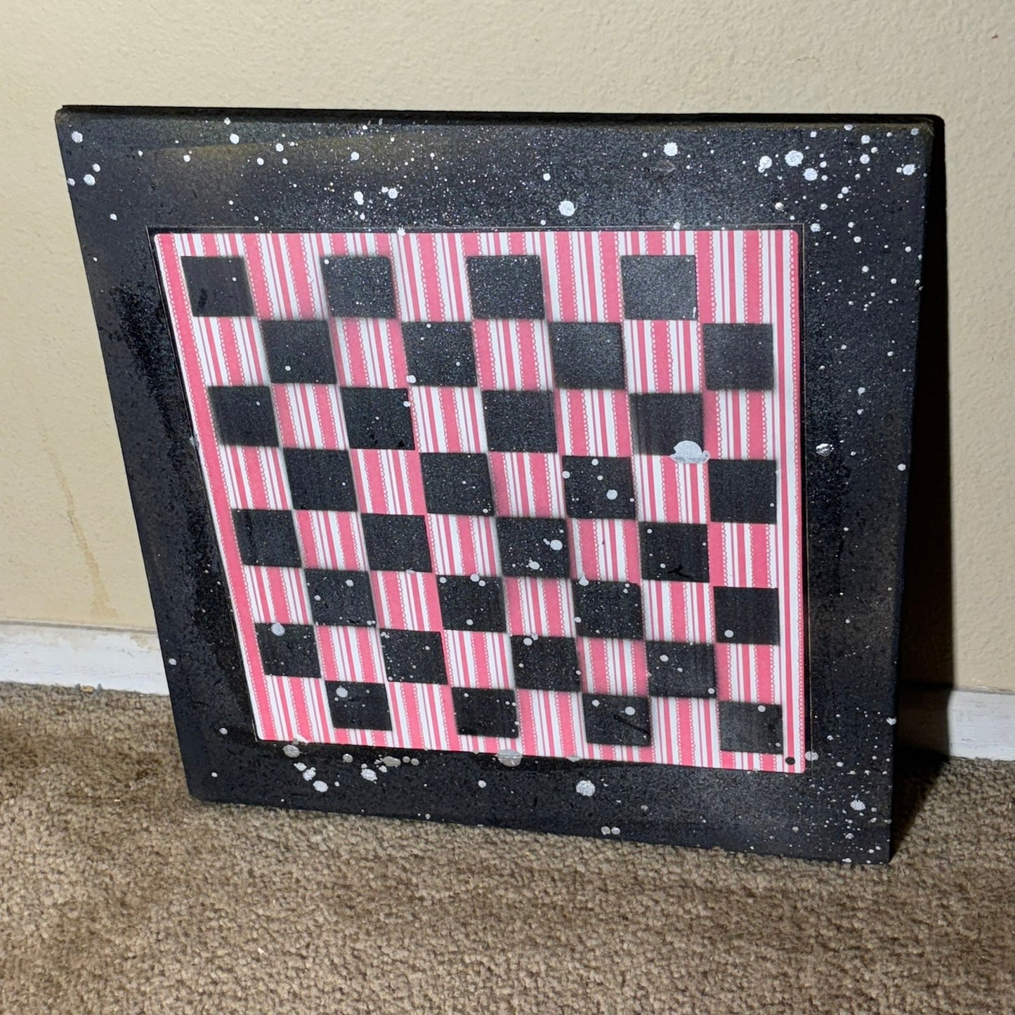 Vintage Lines - Large Scrapbook Chess Board