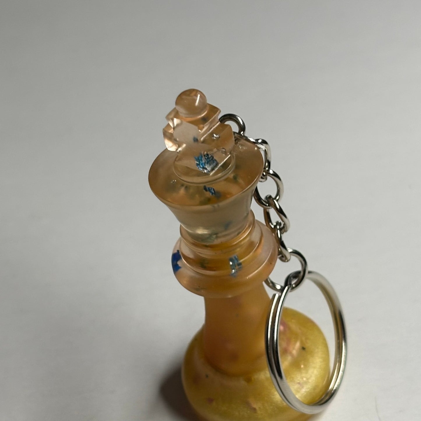Yellow Royal King - Handmade Resin Keychain