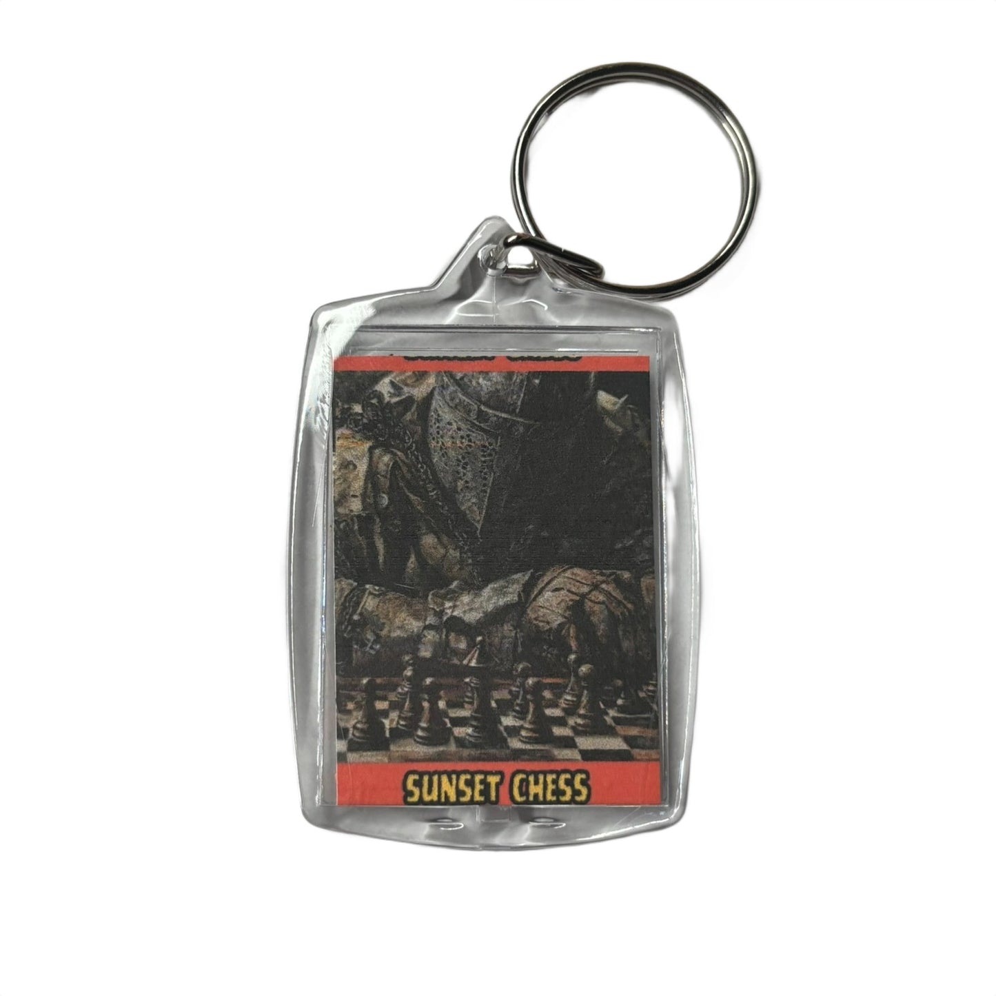 Dark Knight - Chess  Photo Keychain