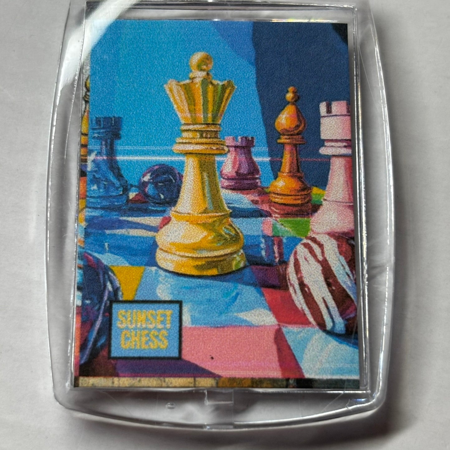 Candy Table - Chess  Photo Keychain