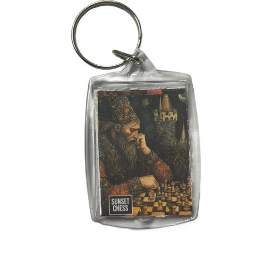 The Poet - Chess  Photo Keychain