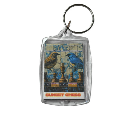 Little Birds - Chess  Photo Keychain
