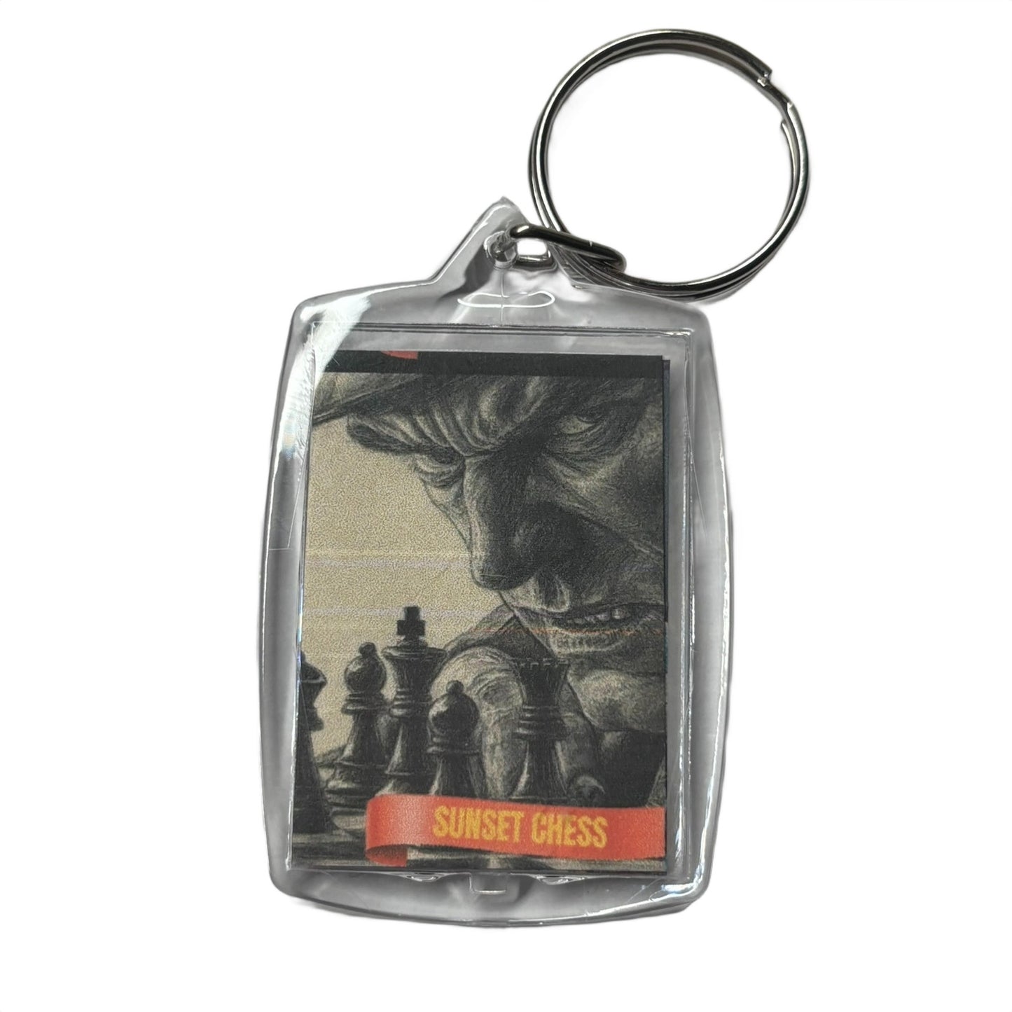 Close Call - Chess  Photo Keychain