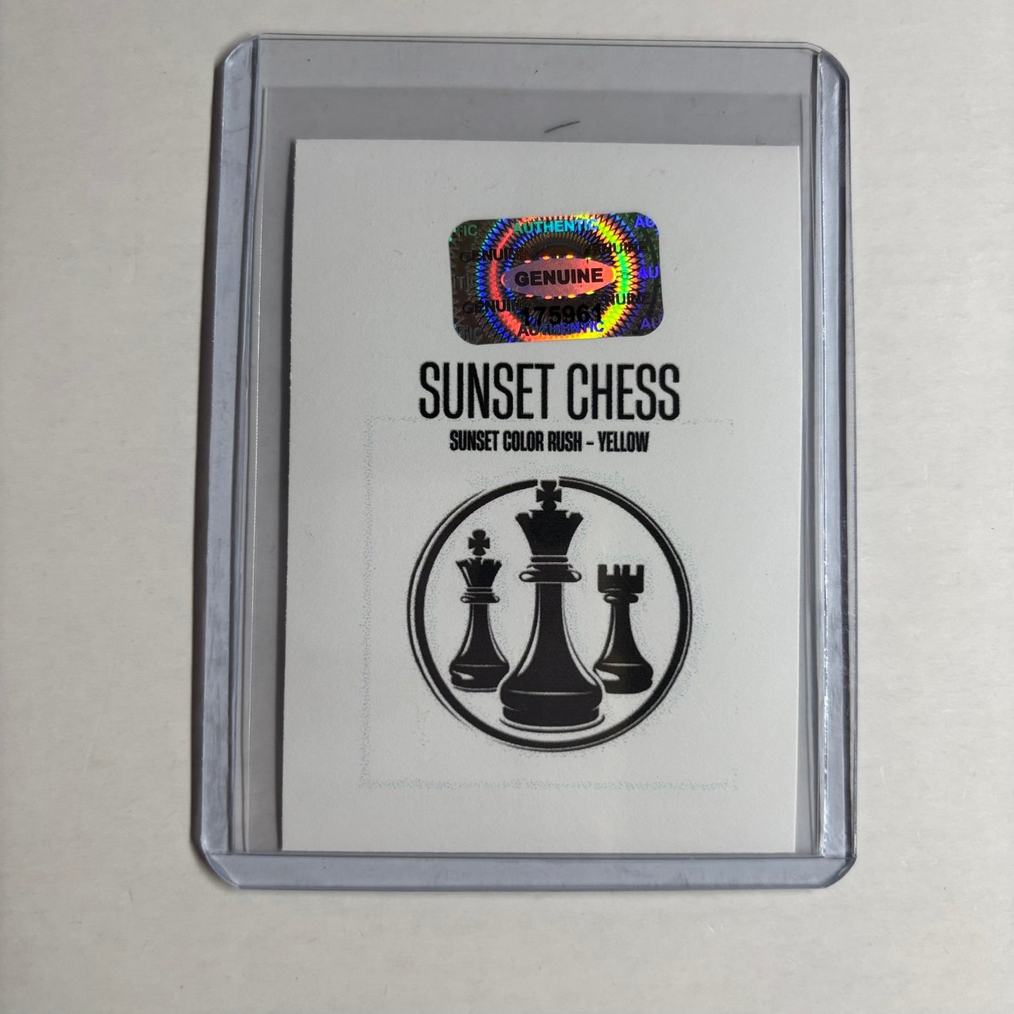 Yellow Collection - Trading Card