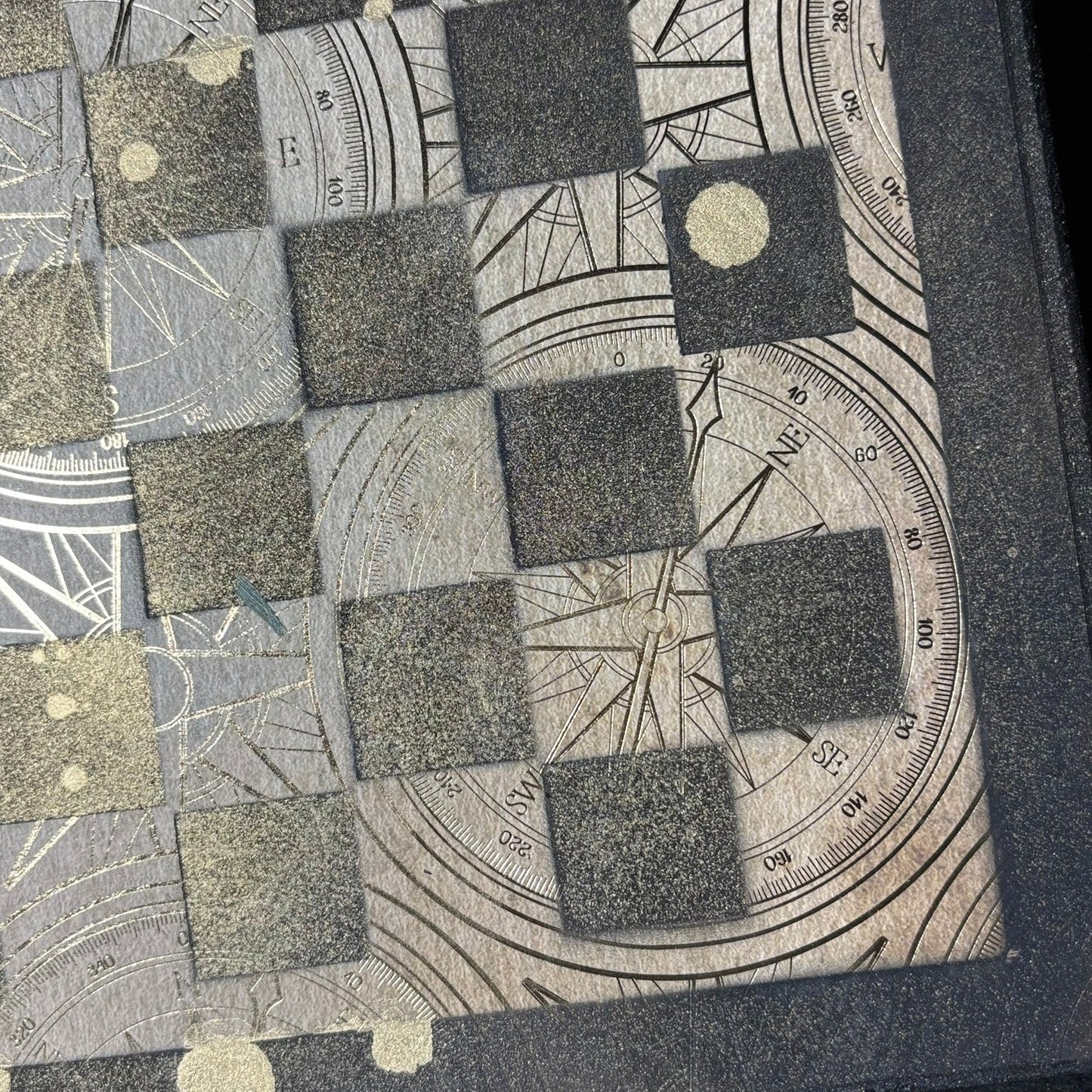 Golden Symbols - Scrapbook Chess Board