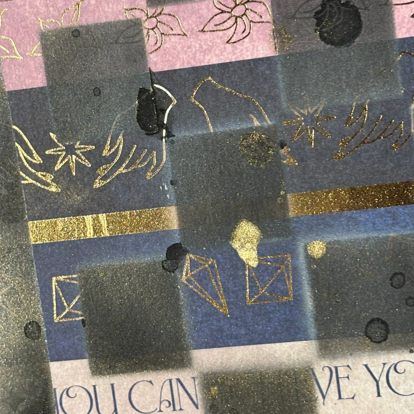 Fading Collage - Scrapbook Chess Board