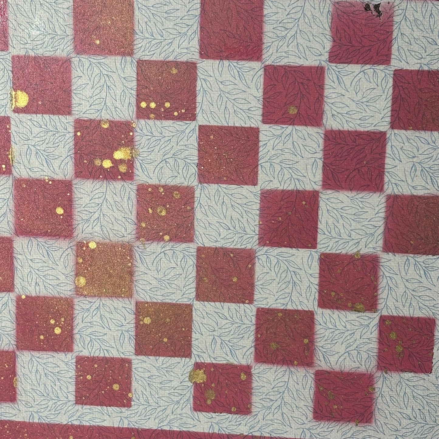 Classic Pink - Scrapbook Chess Board