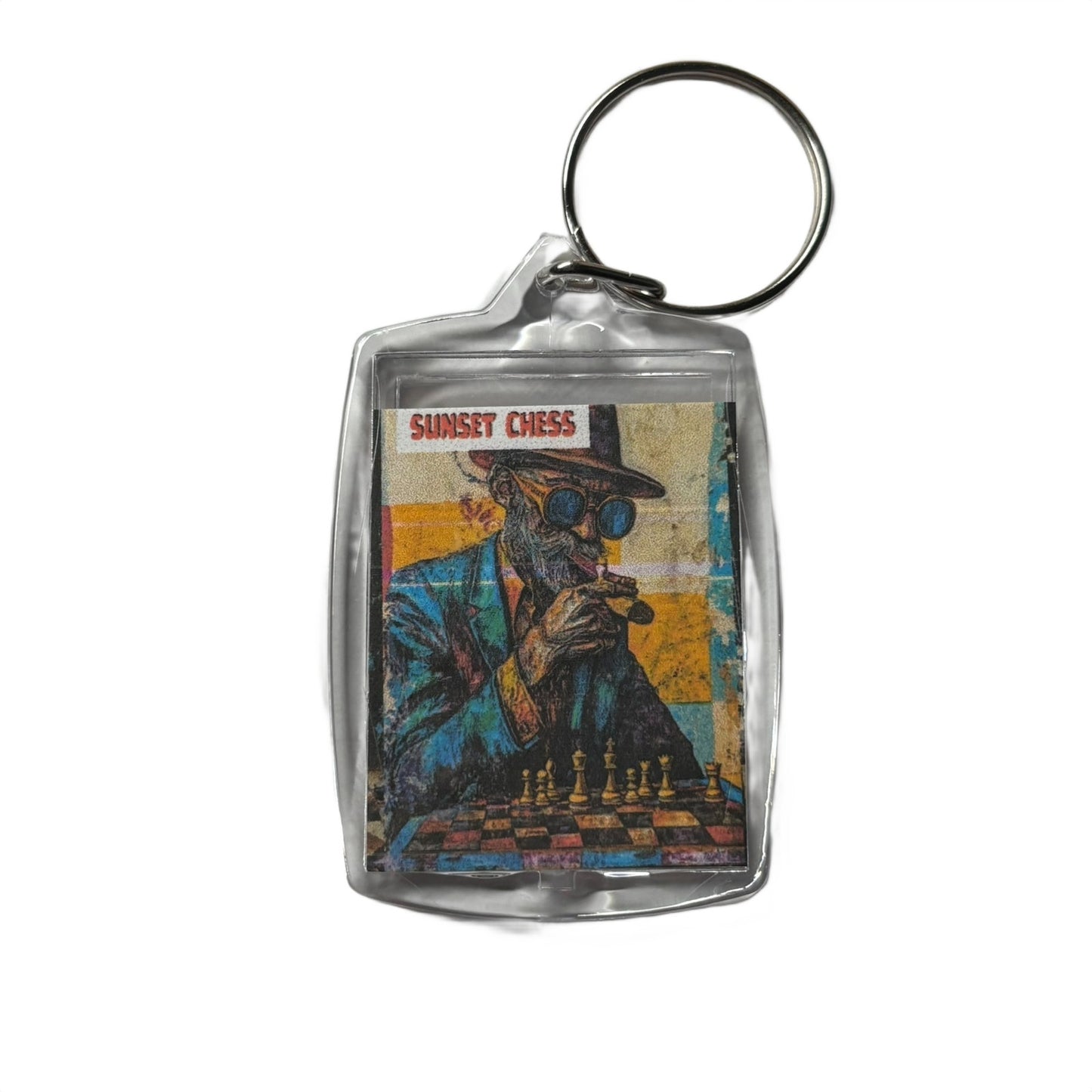 Top Dog - Chess  Photo Keychain