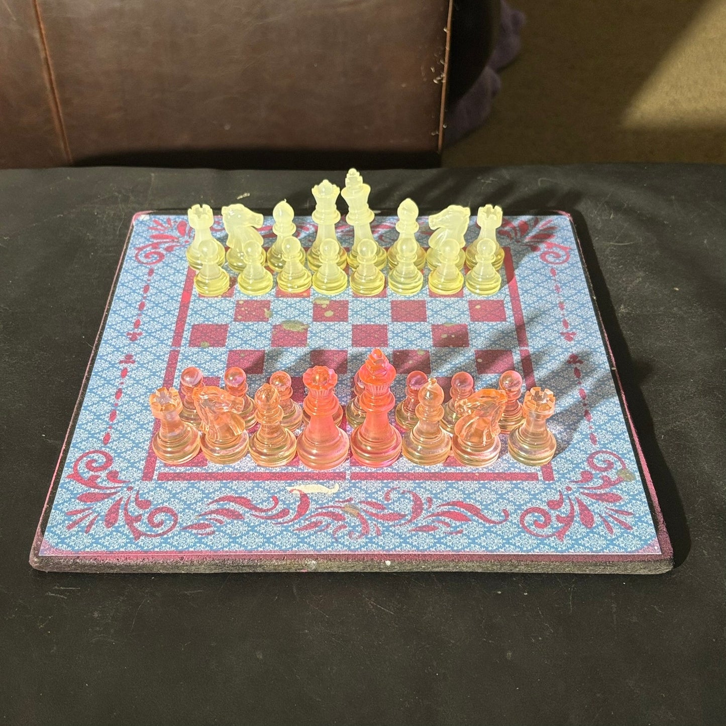 Velvet Supreme Blue - Scrapbook Chess Set