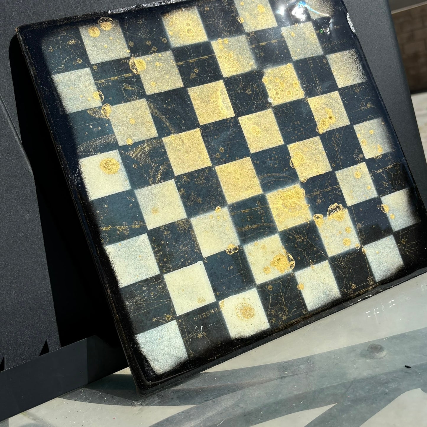 Advanced Space - Resin Coated Chess Board