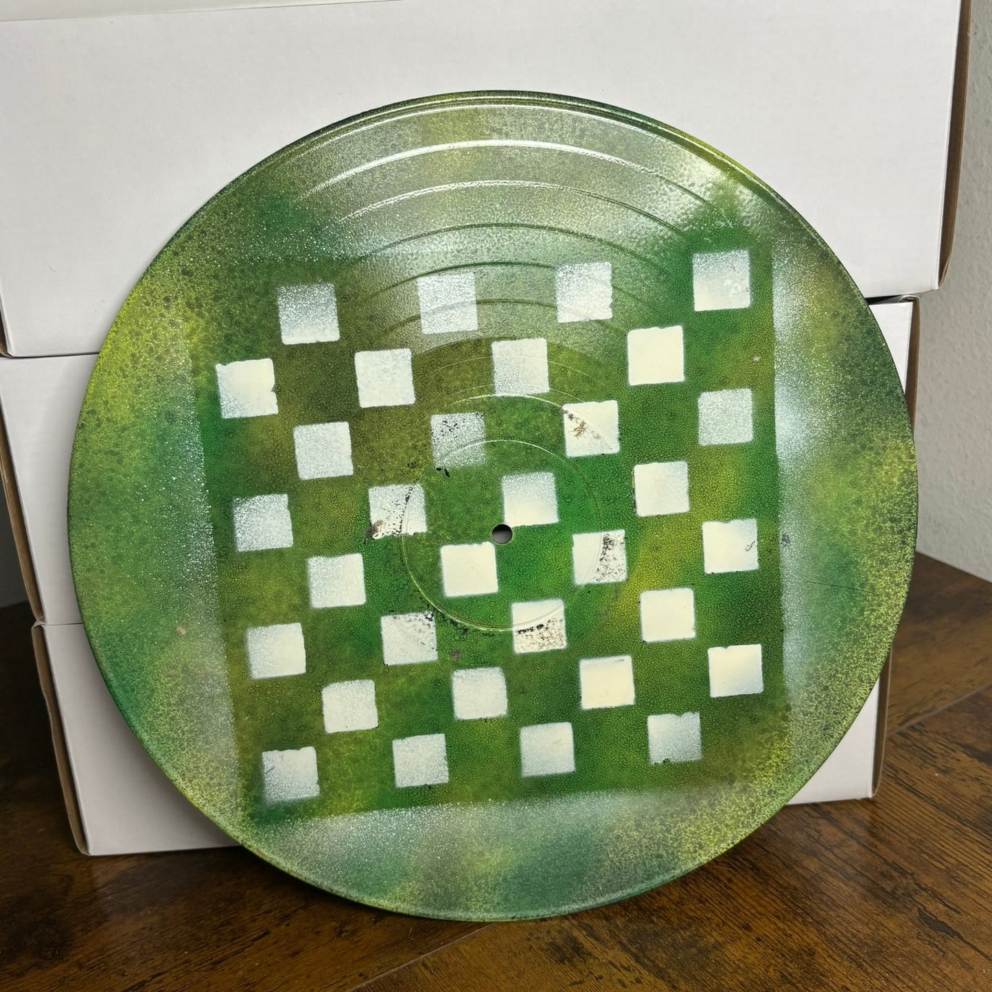 Lemon Green - Vinyl Chess Board
