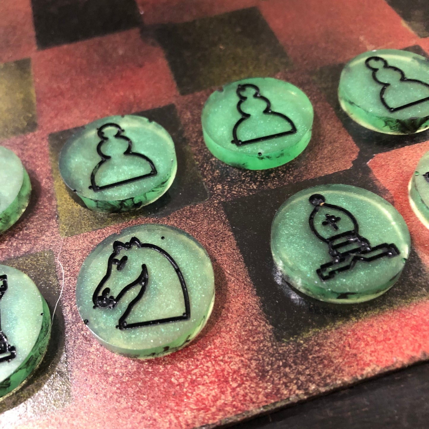 Toxic War - Painted Chess Set
