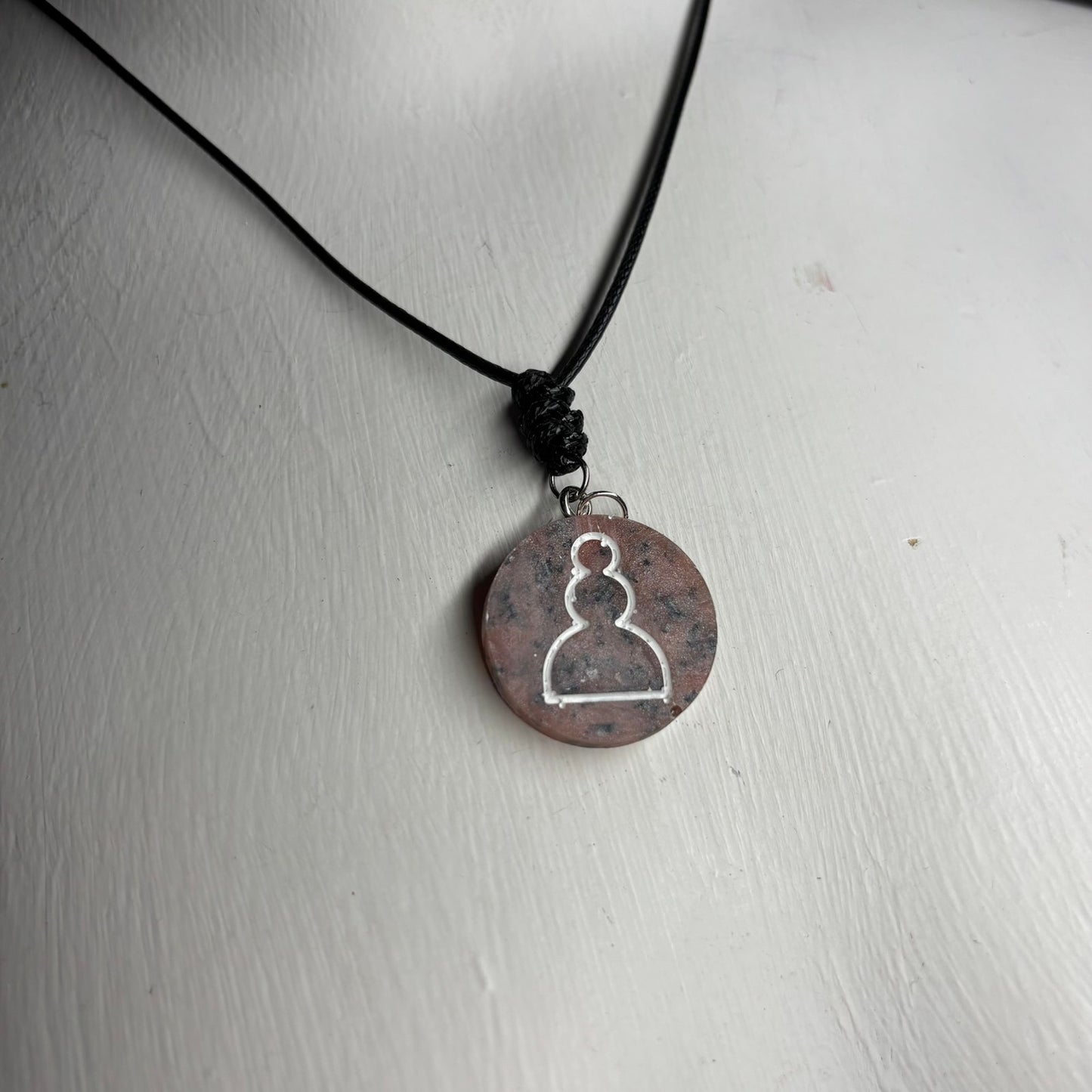Luxury Pawn - Handmade Resin Chess Necklace