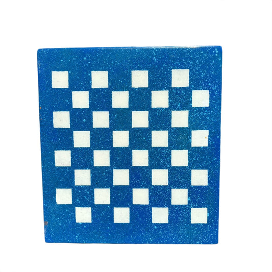 Royal Blue - Resin Coated Chess Board