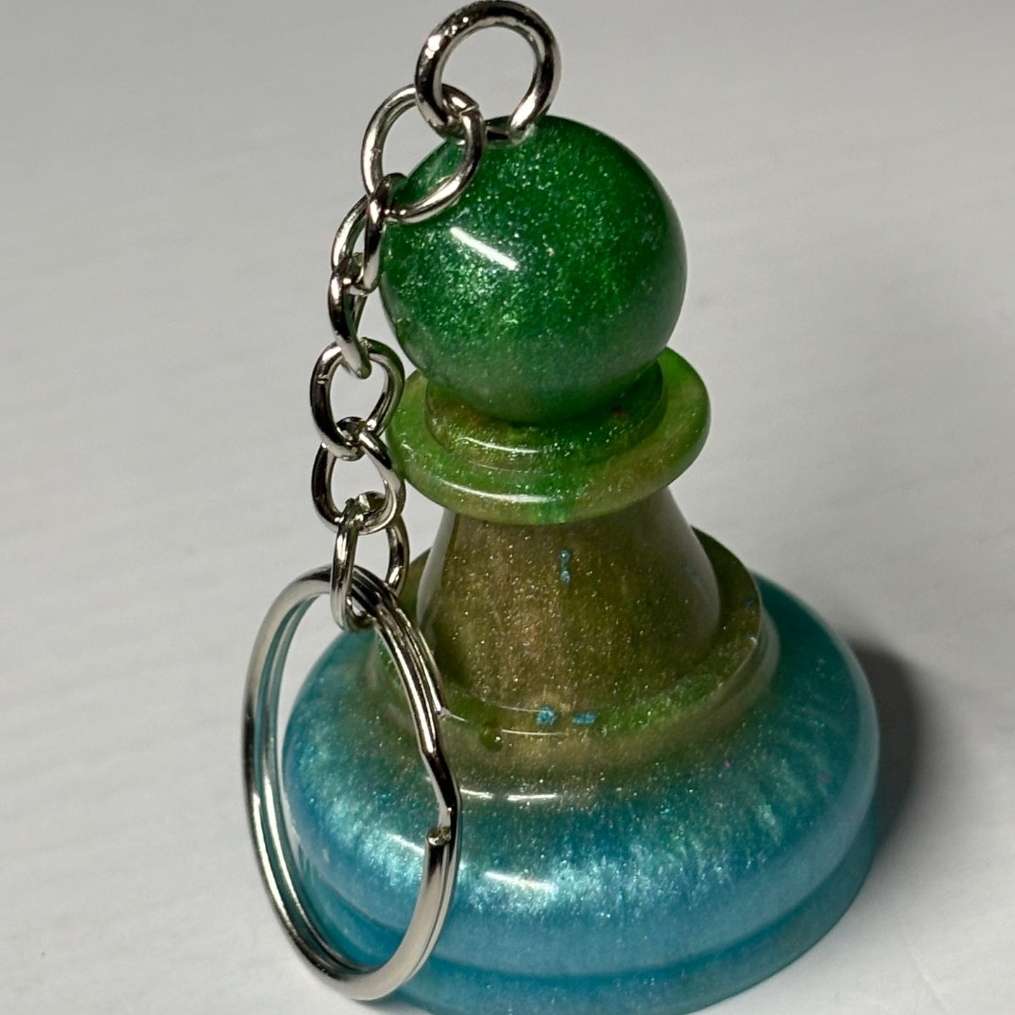 Mixed Colored Pawn - Handmade Resin Keychain - Large Edition