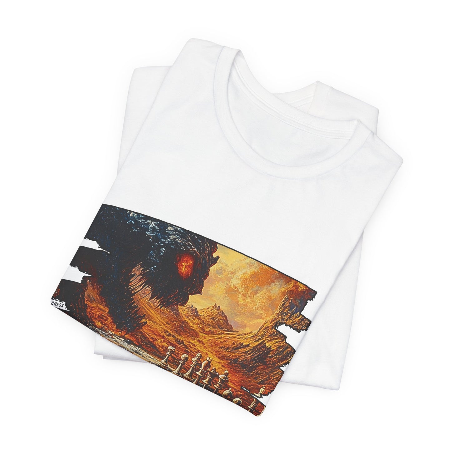 The Beast Below - White Chess T Shirt