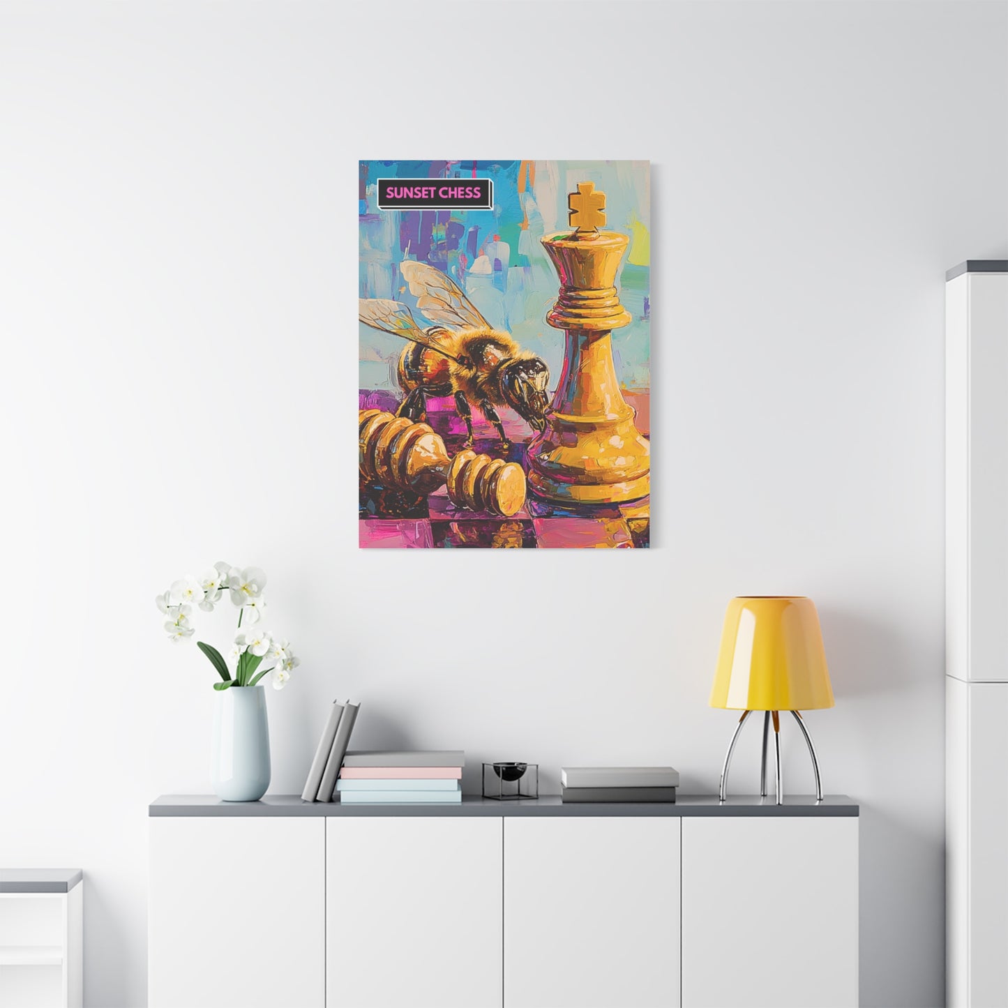 Sweet Like Honey - Canvas Chess Print 30"x40"