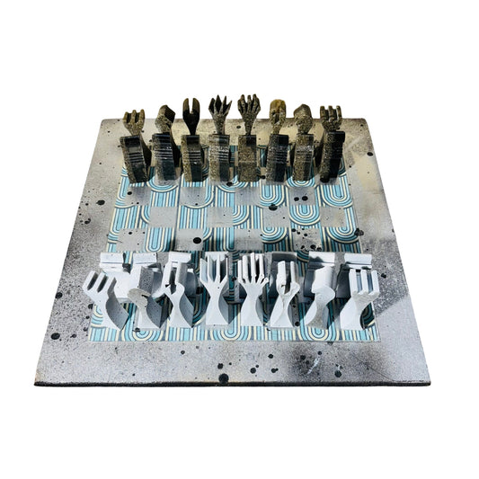 Space Gray Mix - Large Deluxe Chess Set