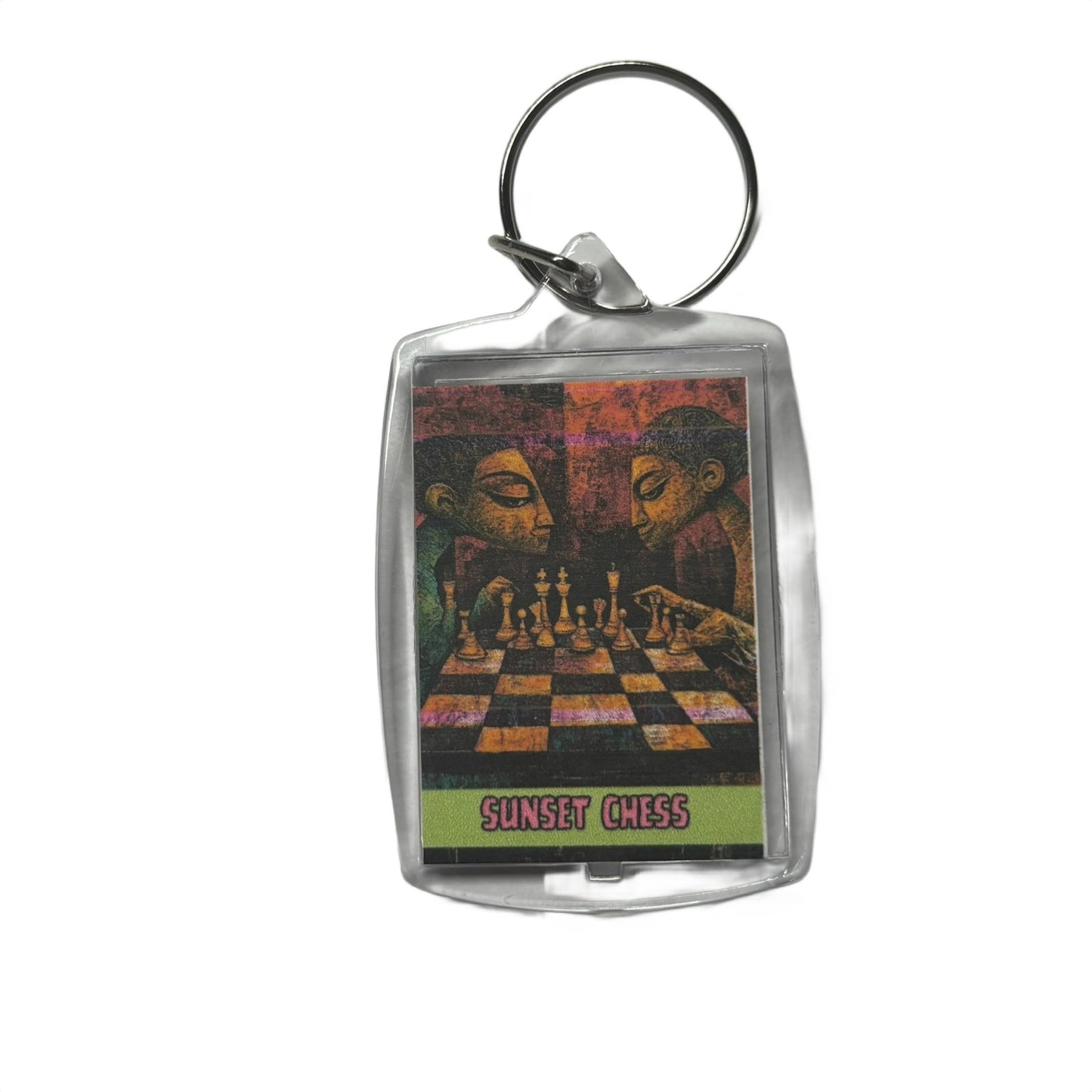 Kids Play - Chess  Photo Keychain