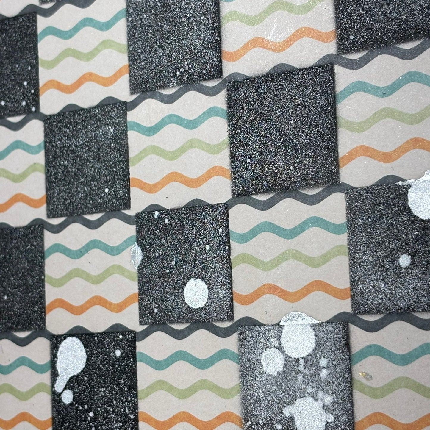 Happy Vibrant Pattern - Scrapbook Chess Board