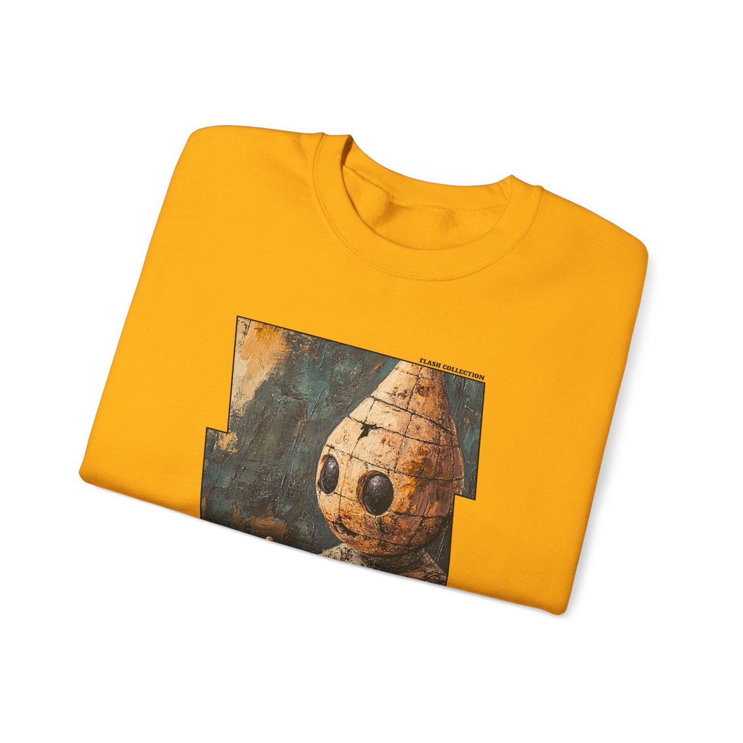Cone Man - Yellow Gold Chess Crewneck Sweater