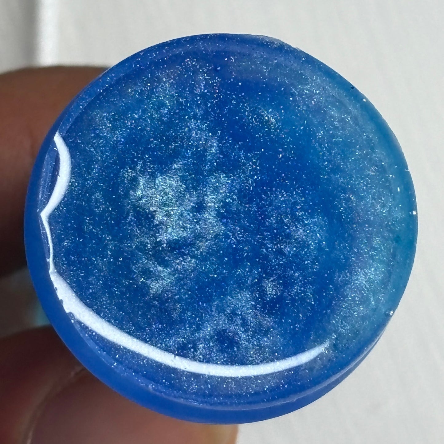 Shinning Blue Queen - Handmade Resin Chess Necklace