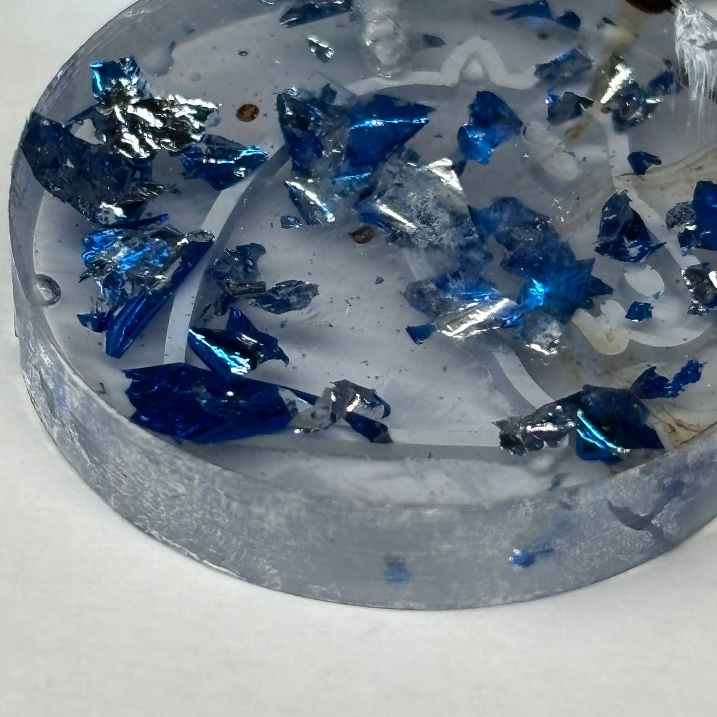 Light Blue Knight - Handmade Resin Chess Necklace