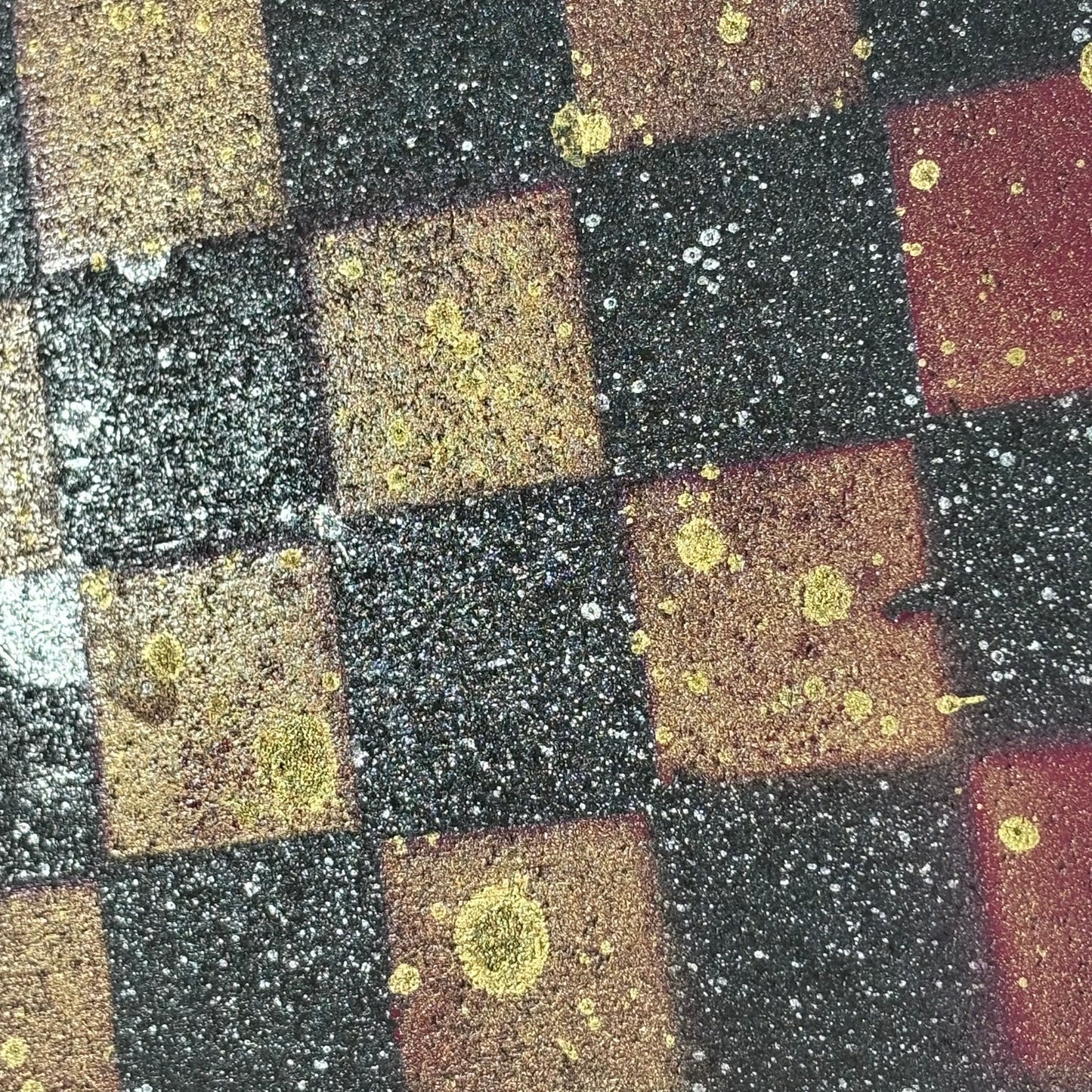 Gray & Pink - Painted Chess Board