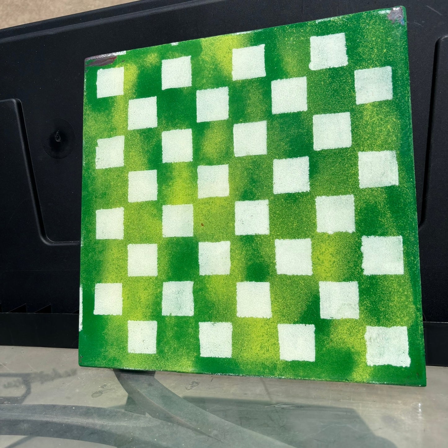 Forest Green Mix - Resin Coated Chess Board
