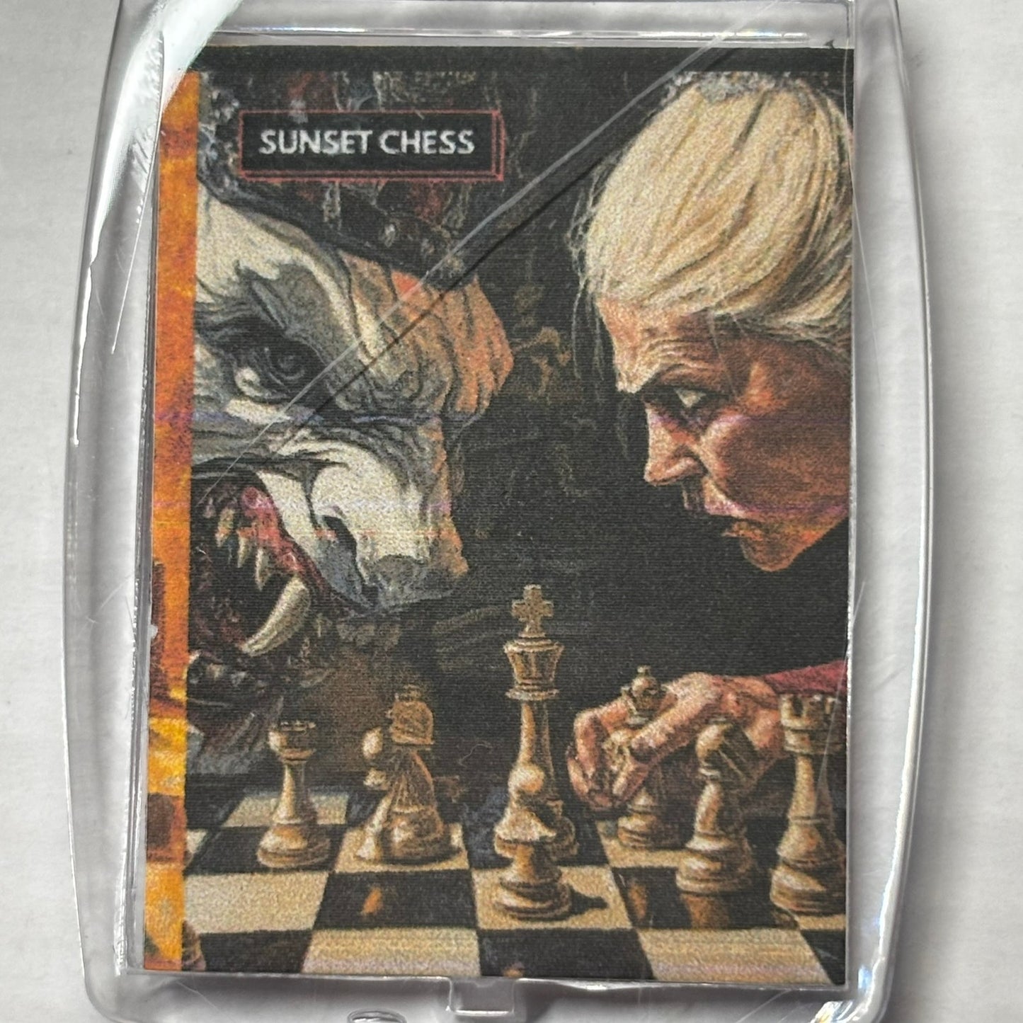 Sabretooth Battle - Chess  Photo Keychain