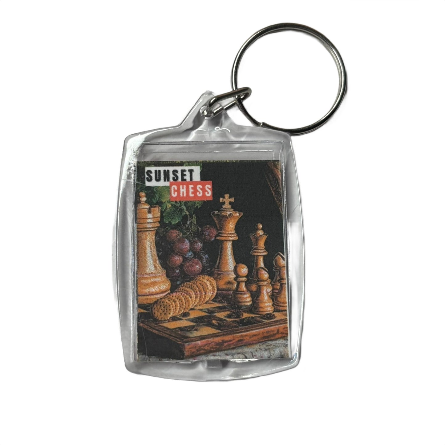 Healthy Snacks - Chess  Photo Keychain