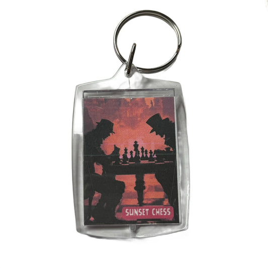 The Table - Chess  Photo Keychain