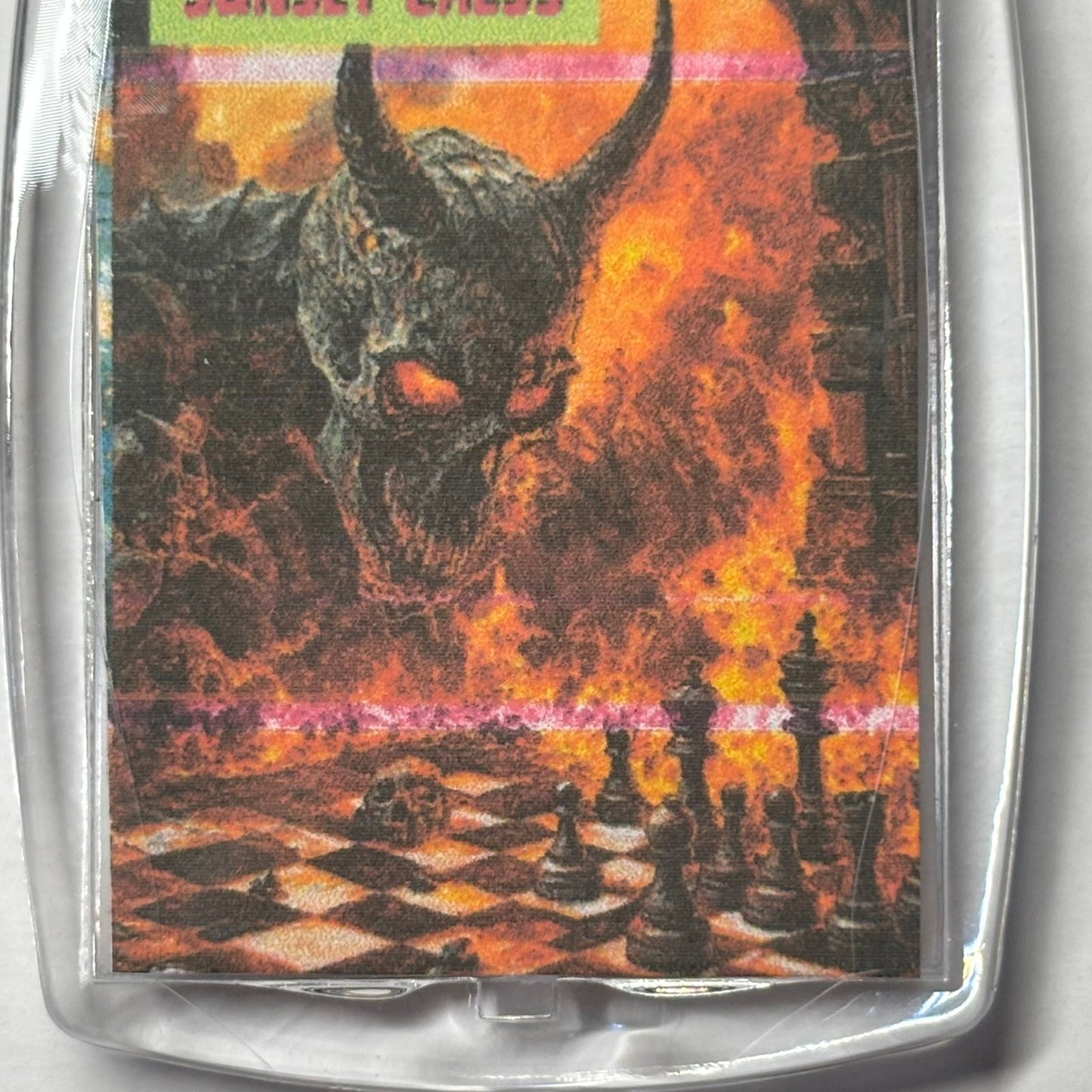 Fire Beast - Chess  Photo Keychain