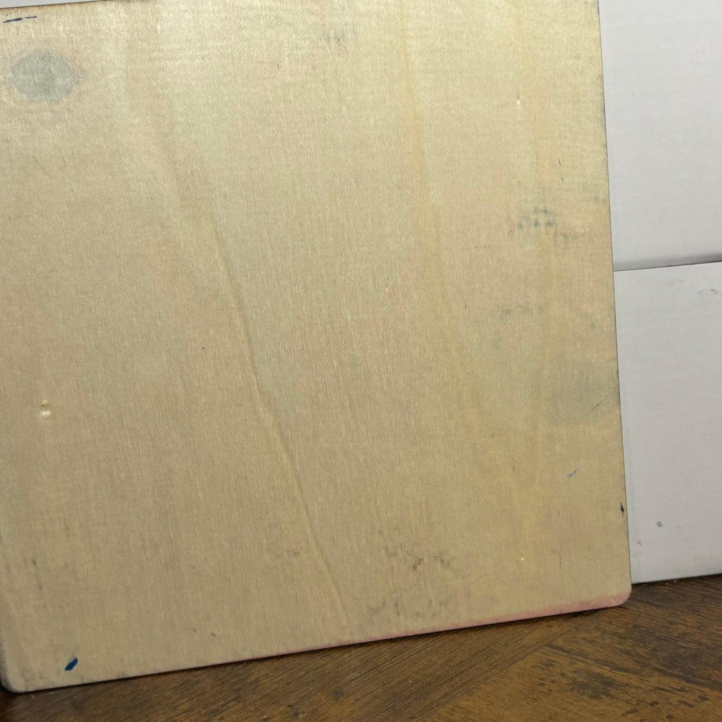 Chrome Blue - Painted Thin Wooden Chess Board