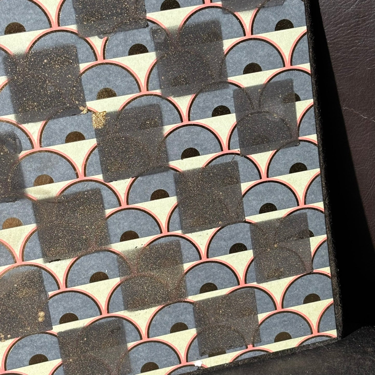 Vintage & Blue - Scrapbook Chess Board