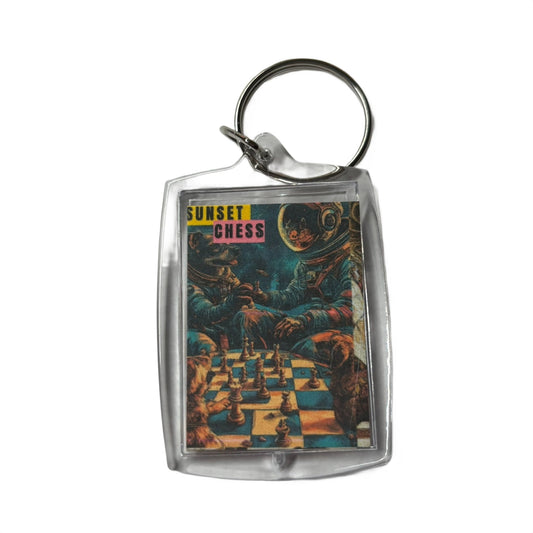 Space Buds - Chess  Photo Keychain