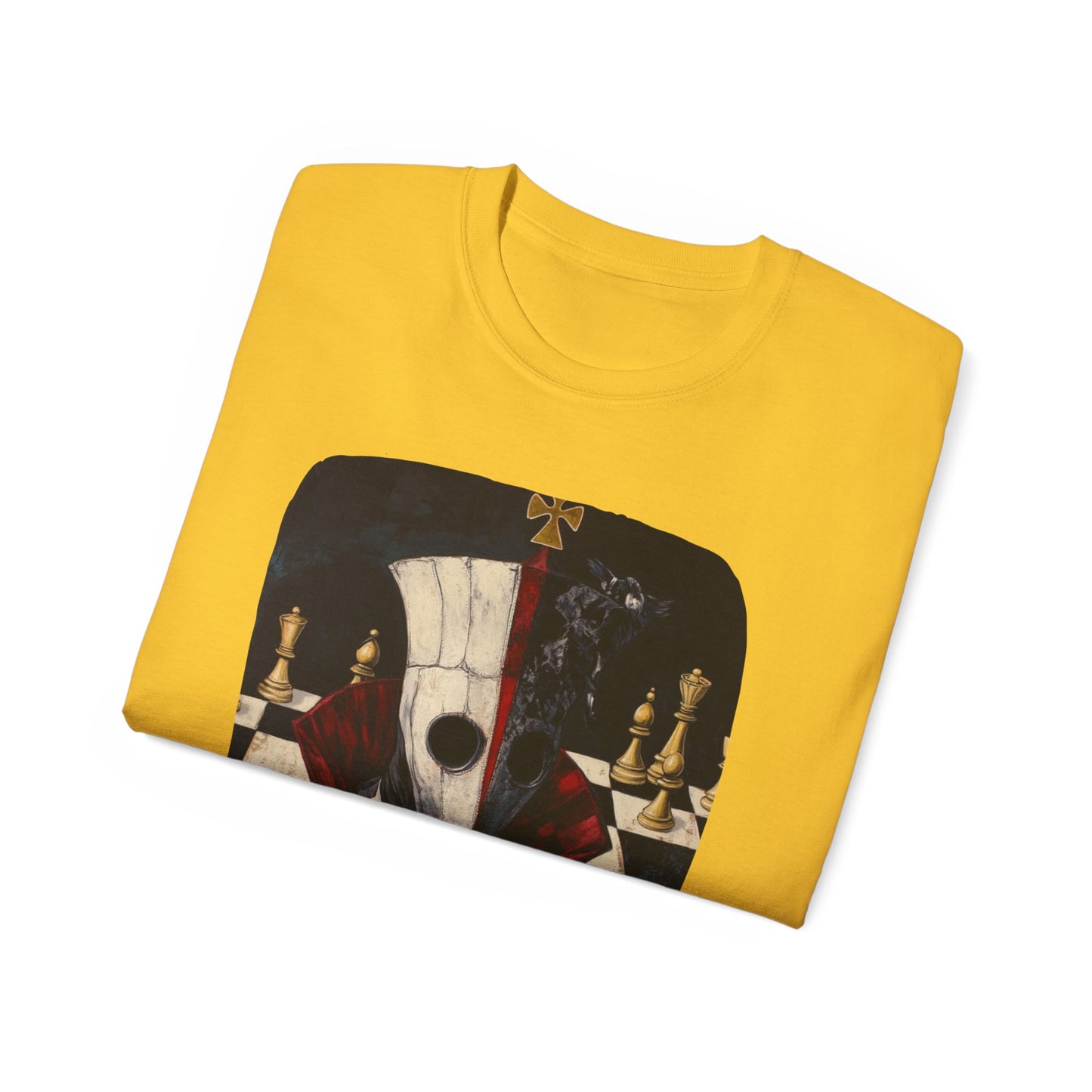 The Bishops Square - Yellow Chess T Shirt