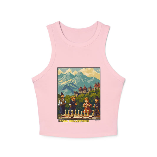 Pixel Town - Women's Pink Tank Top