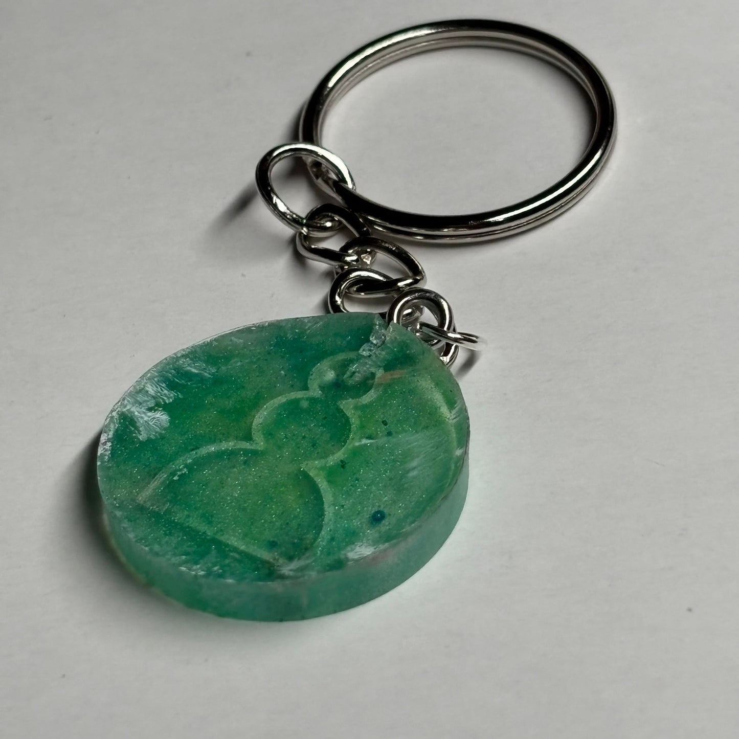 Green Pawn - Handmade Resin Keychain